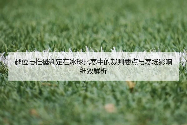 越位与推搡判定在冰球比赛中的裁判要点与赛场影响细致解析